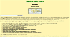 Desktop Screenshot of jamaicanfamilysearch.com