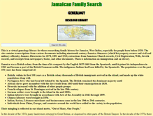 Tablet Screenshot of jamaicanfamilysearch.com